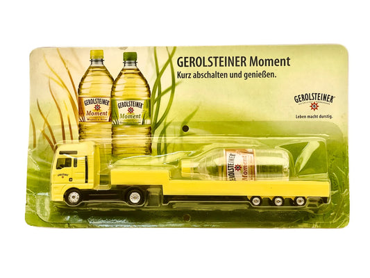 MAN TRUCK Hümmer 1:87 Żółty Blister Reklama Olej Gerolsteiner Moment