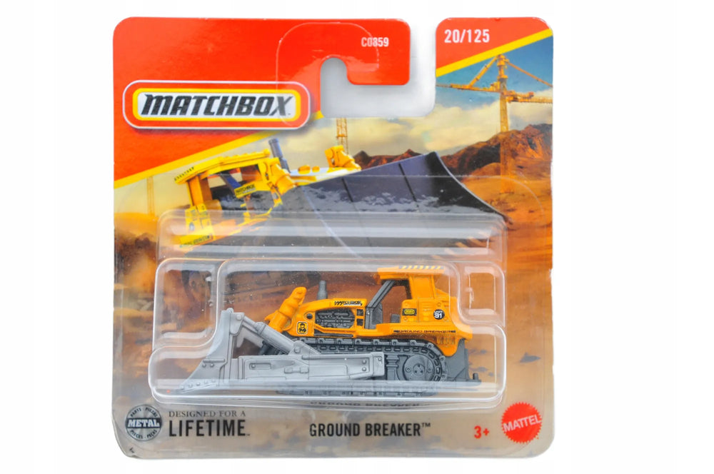 GROUND BREAKER Matchbox 2024 Pomarańczowy 1:64