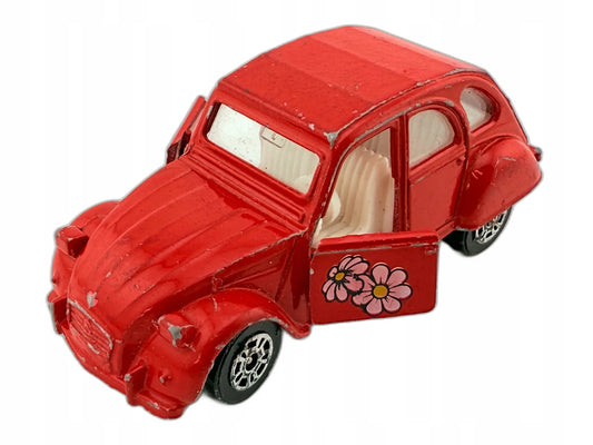 Citroen 2Cv6 Corgi Czerwony 1:43 Made in Gt Britain