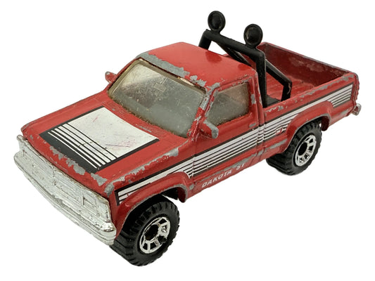 Dodge Dakota Matchbox 1987 1:64 Czerwony
