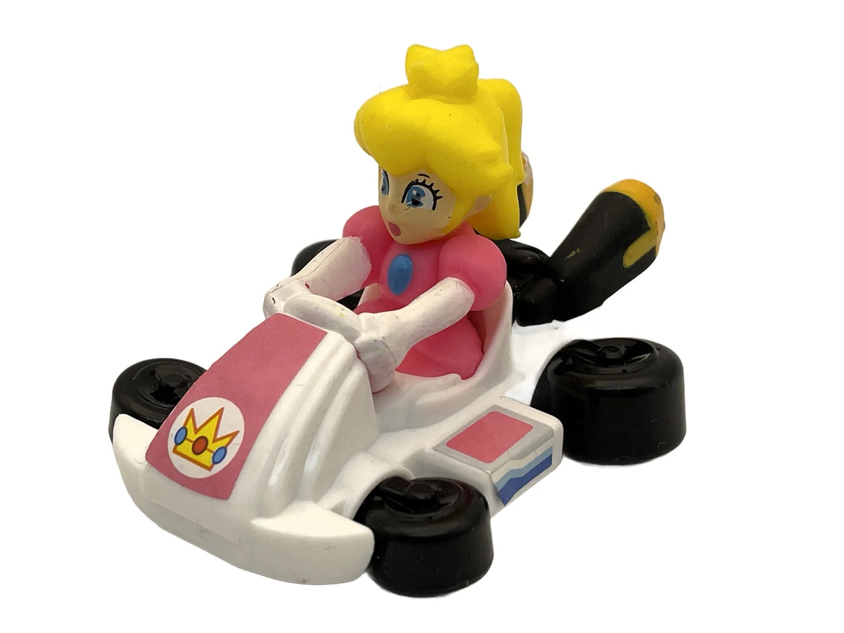 Księżniczka PEACH z MARIO KART, Nintendo, Die cast, Biały, 1:64, Resoraki