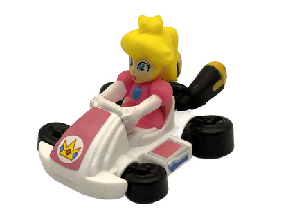 Księżniczka PEACH z MARIO KART, Nintendo, Die cast, Biały, 1:64, Resoraki