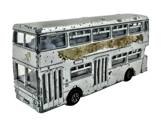 Autobus Piętrowy Atlantean Bus Dinky Toys '70 Srebrny 1:70 Made in England
