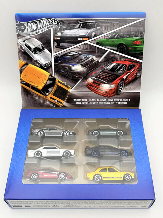 SILVER SERIES 6 CAR PACK SILVER Hot Wheels 2024 Różne 1:64