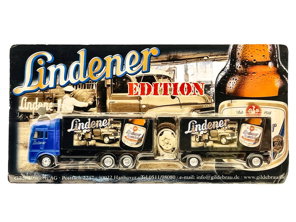 MAN TRUCK Grell 1:87 Blister Reklama Lindener Gilde Brauerei AG z Hanoweru