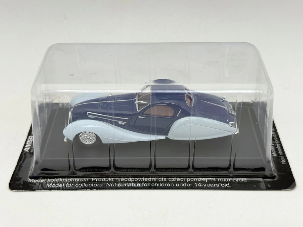 TALBOT LAGO T150SS FIGONI FALASCHI Z 1938 R. AmerCom Niebieski 1:43