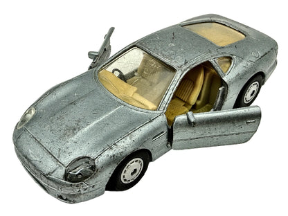 ASTON MARTIN DB7 COUPE, Maisto, Die cast, SzaaroBłękitny, 1:40, Resoraki