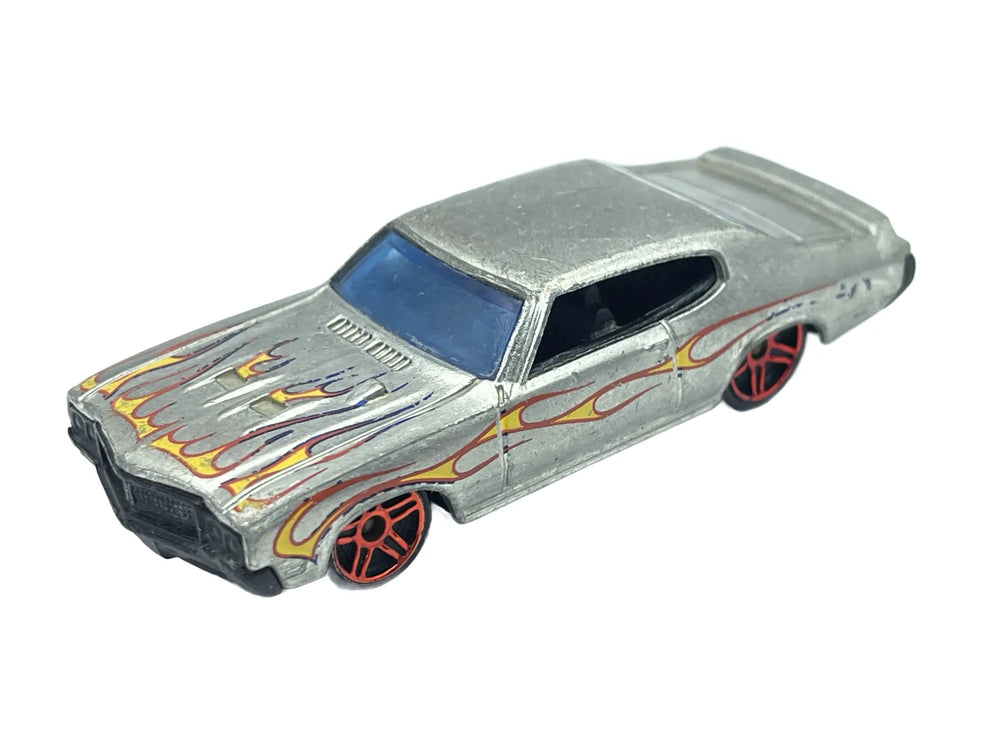 '70 Buick GSX, Hot Wheels 2008, Resoraki, Die cast, Srebrny Chrom, 1:64