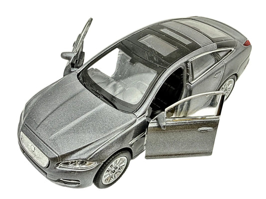JAGUAR XJ, Welly, Die cast 43652, Srebrny, 1:36, Resoraki