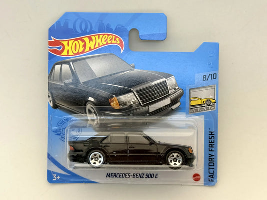MERCEDES-BENZ 500 E Factory Fresh Hot Wheels 2021 Czarny 1:64