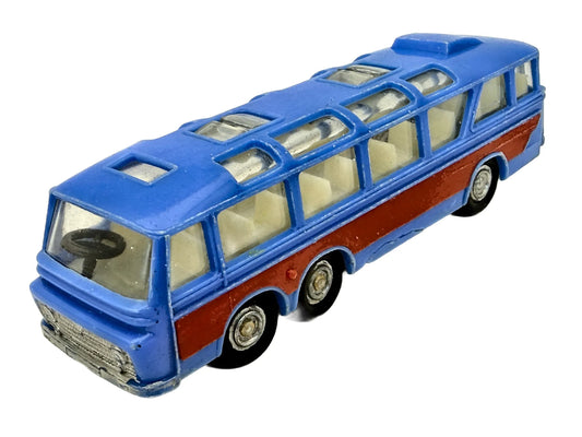 Autobus Europejski Autokar Panoramiczny Z Lat 50 Niebieski 1:43 Wycieczkowy