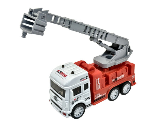 Wóz strażacki STR Recycling Fire Truck Straż pożarna Czerwony 1:50