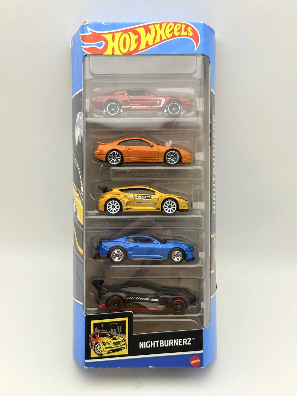 5 PAK NIGHTBURNERZ, 5 Pack Hot Wheels 2023, Die cast, 1:64, Resoraki