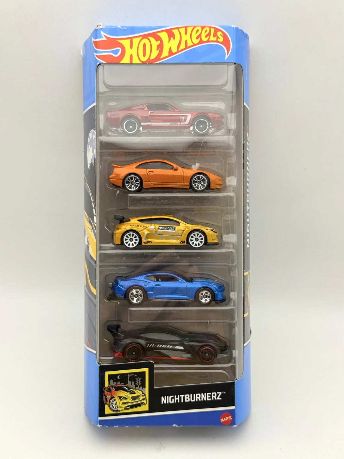 5 PAK NIGHTBURNERZ, 5 Pack Hot Wheels 2023, Die cast, 1:64, Resoraki