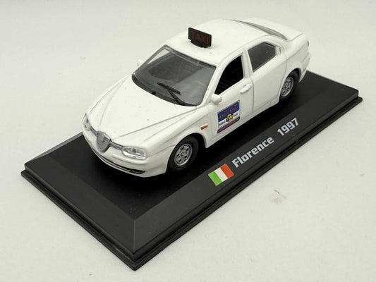 ALFA ROMEO 156 FLORENCE 1997, AmerCom 1997, Die cast, Biały, 1:43, Resoraki