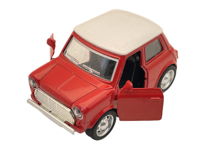 Mini Cooper, Resoraki, Die cast 1:36, czerwony