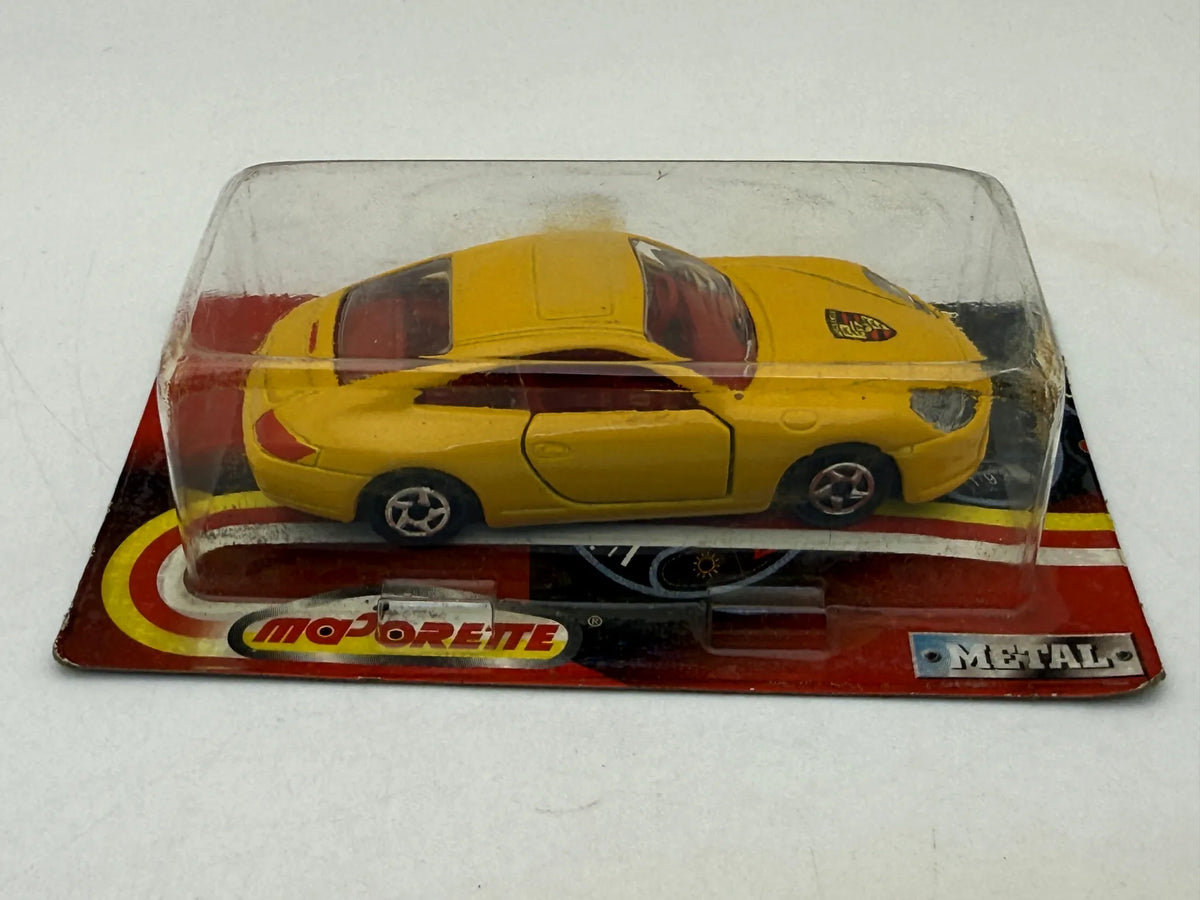 PORSCHE CAYMAN Serie 200 Majorette '90 Żółty 1:64