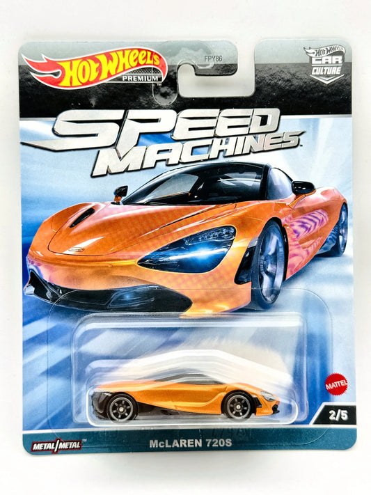 McLaren 720S Hot Wheels Car Culture 1:64 Blister Pomarańczowy
