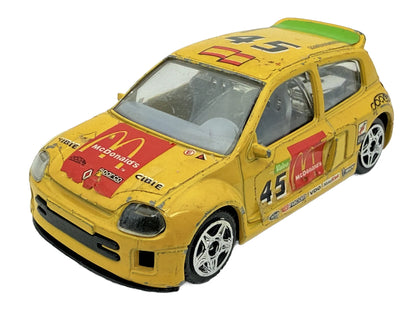 Renault Clio Trophy Bburago Żółty 1:43 Made in Włochy