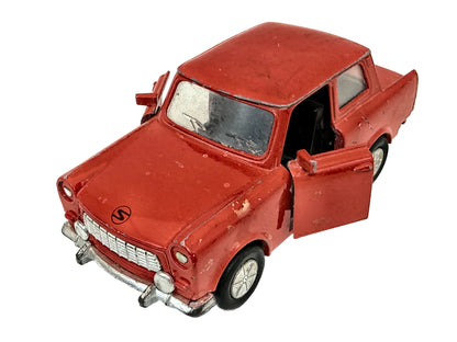 TRABANT 601, Sun Toys, Die cast SS 4725, Czerwony, 1:33, Resoraki