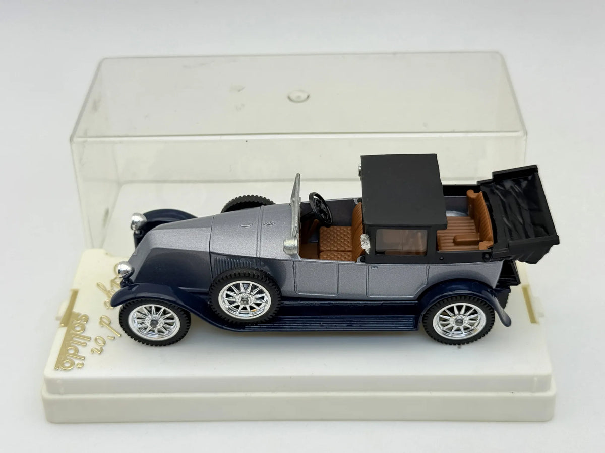 RENAULT 40CV Z 1926 R. Age D'Or Solido '80 Srebrny 1:43 Made in France