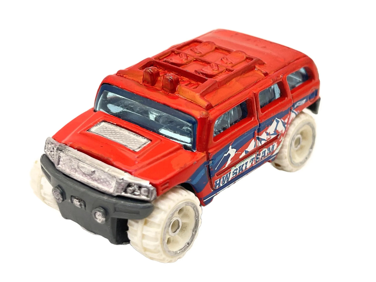 ROCKSTER, HW SKI TEAM, Jak Hummer, Hot Wheels 2003, Resoraki Czerwony, 1:64