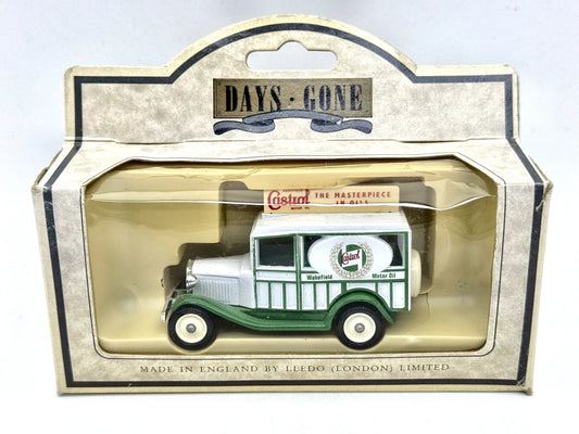 1934 Model "A" Ford Wagon Lledo 1:64 Made in England Furgonetka Castrol