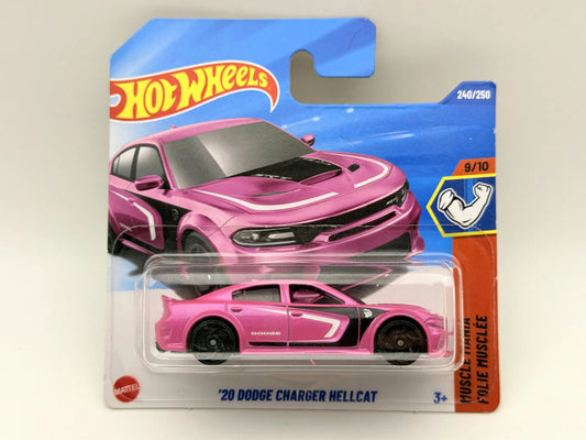 '20 DODGE CHARGER HELLCAT, Hot Wheels 2020, JBB45, Różowy, 1:64, Resoraki