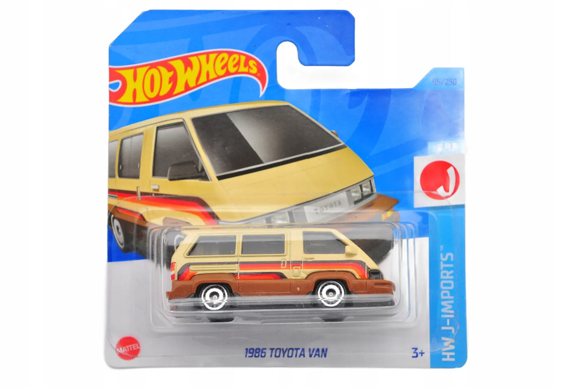 1986 TOYOTA VAN Hot Wheels 2023 Żółty 1:64