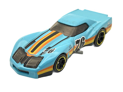 CHEVROLET CORVETTE, Hot Wheels 2012, Die cast W8304, Turkus. 1:64, Resoraki