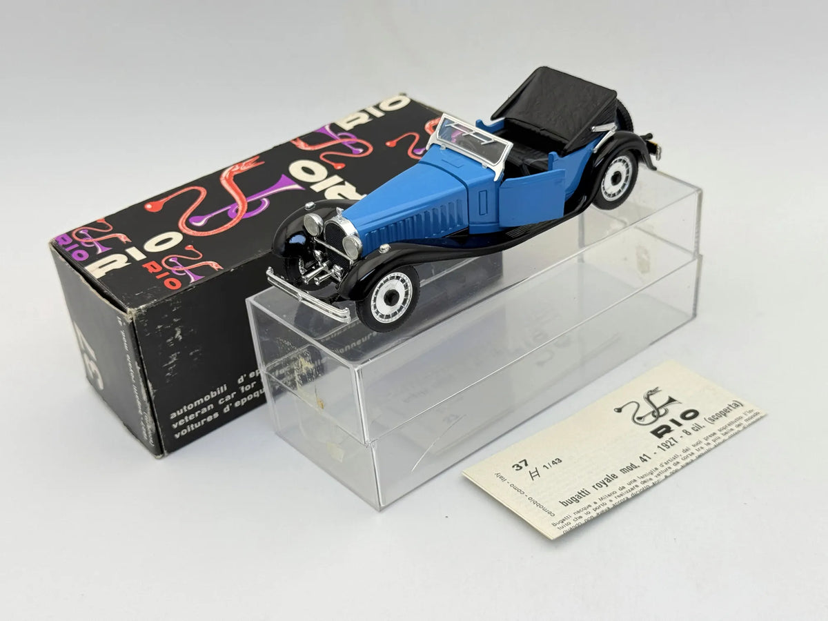 1927 BUGATTI ROYALE 41-1927 RIO Niebieski 1:43 Made in Italy