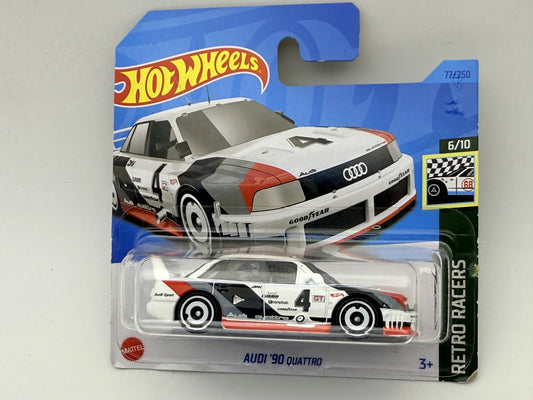 AUDI '90 QUATTRO Drag Racers Hot Wheels 2023 Biały 1:64