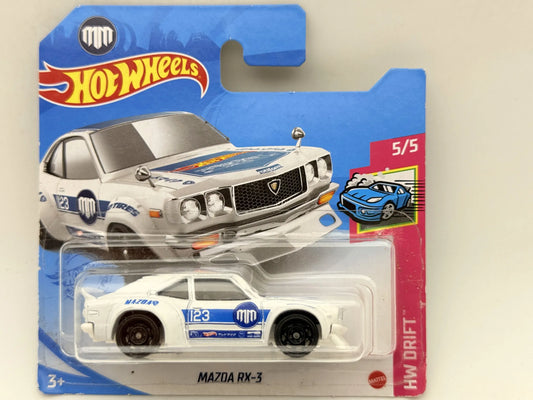 MAZDA RX-3 HW Drift Hot Wheels 2021 Biały 1:64