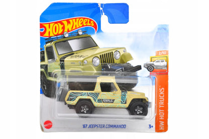 '67 JEEPSTER COMMANDO Hot Wheels 2023 Żółty 1:64