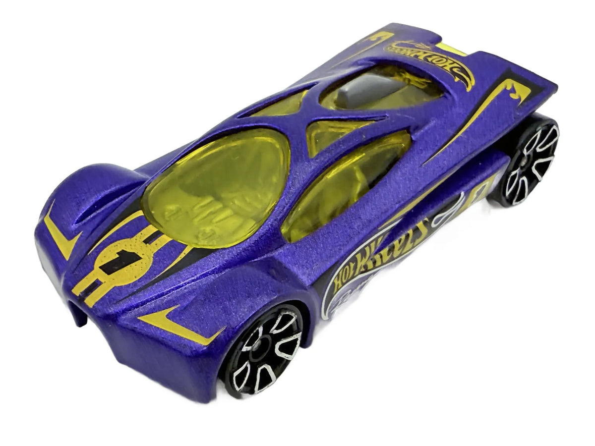 Sling Shot, Hot Wheels 2001, die cast resoraki, fioletowy, 1:64