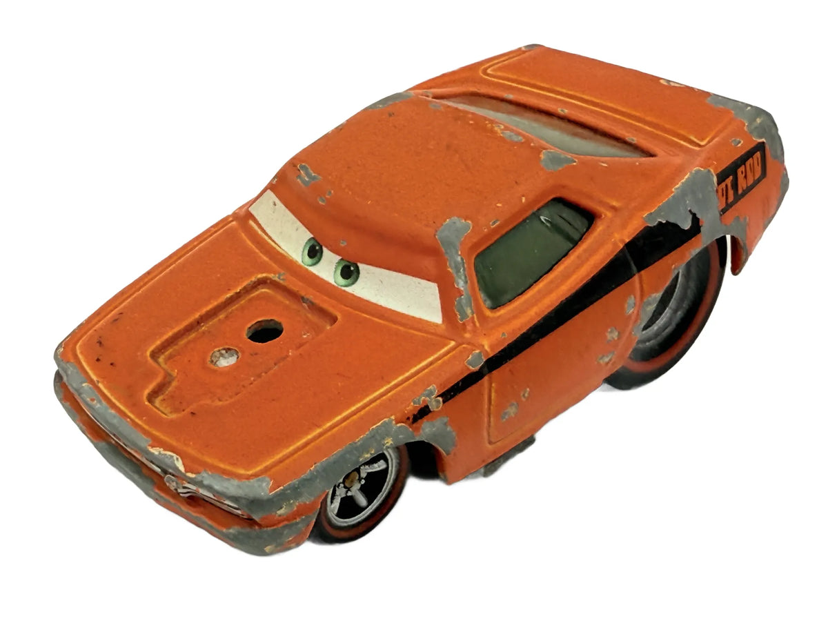 Olo Polipa (Snot Rod), Auta Disney/Pixar, Resoraki Die cast Pomarańcz. 1:64