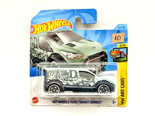 Ford Transit Connect Hot Wheels HW ART CARS 1:64 Blister Zielony