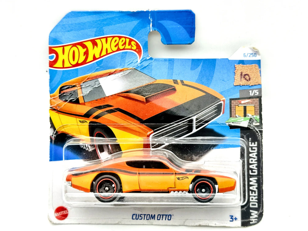 Custom Otto Hot Wheels 2024 HW Dream Garage 1:64 Blister Pomarańczowy