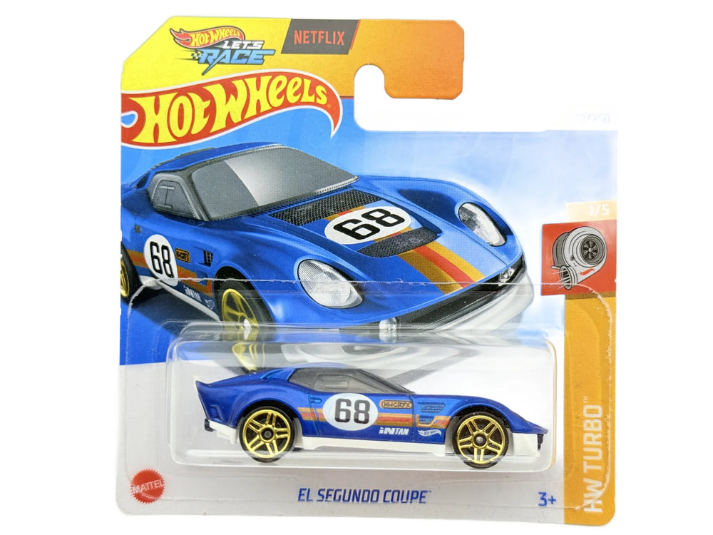 El Segundo Coupe Hot Wheels Niebieska 1:64