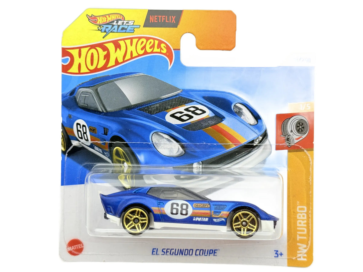 El Segundo Coupe Hot Wheels Niebieska 1:64