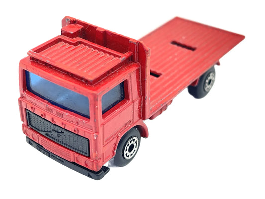 VOLVO Container Truck, Matchbox 1981, Made in England, Die cast, Czerw 1:90