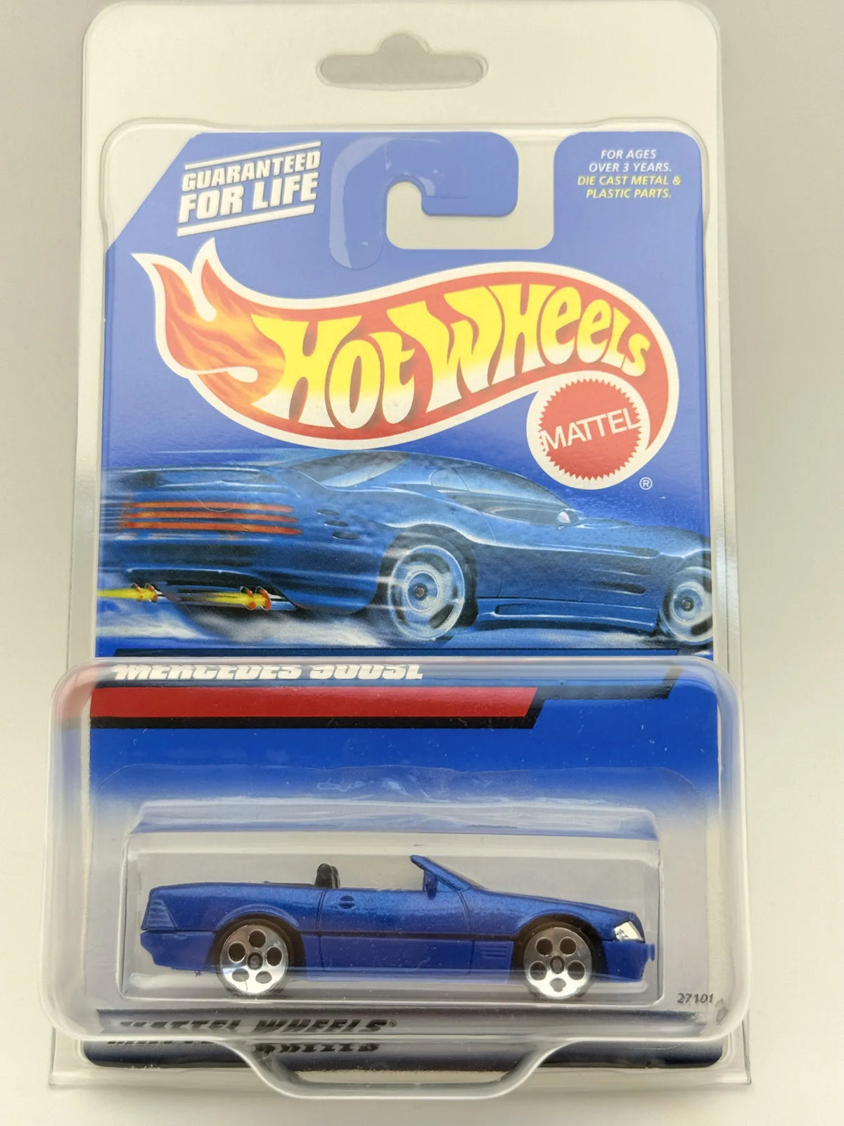 MERCEDES 500SL Mainline Hot Wheels 1999 Niebieski 1:64