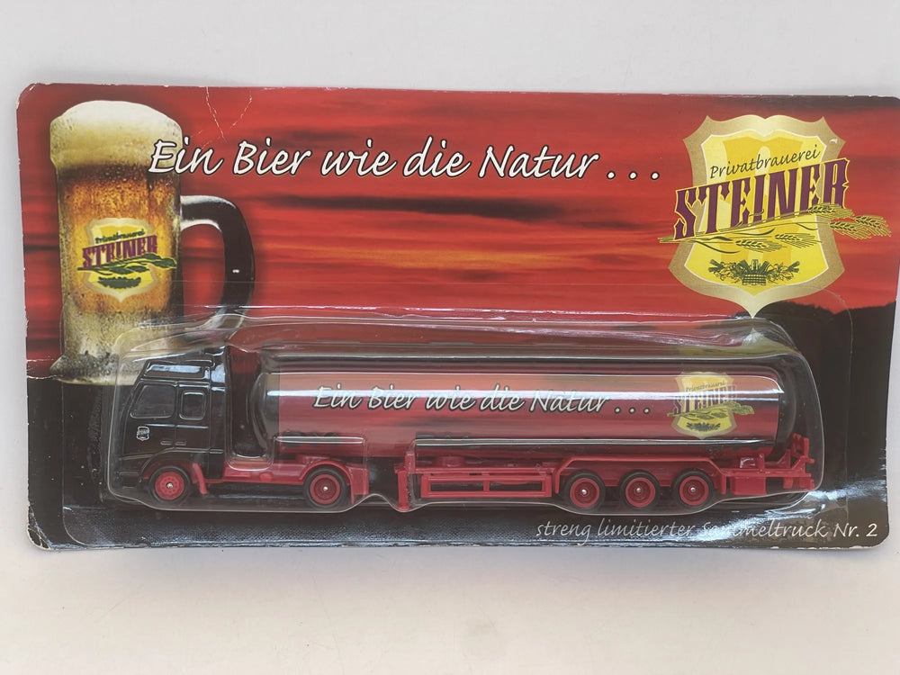 Volvo WMS Werbung 1:87 PRIVATBRAUEREI STEINER Blister Czarny Promocyjny