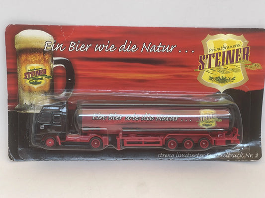 Volvo WMS Werbung 1:87 PRIVATBRAUEREI STEINER Blister Czarny Promocyjny