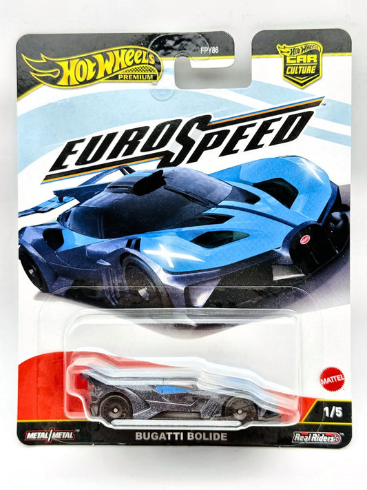 Bugatti Bolide Hot Wheels 2025 Car Culture 1:64 Blister Niebieski