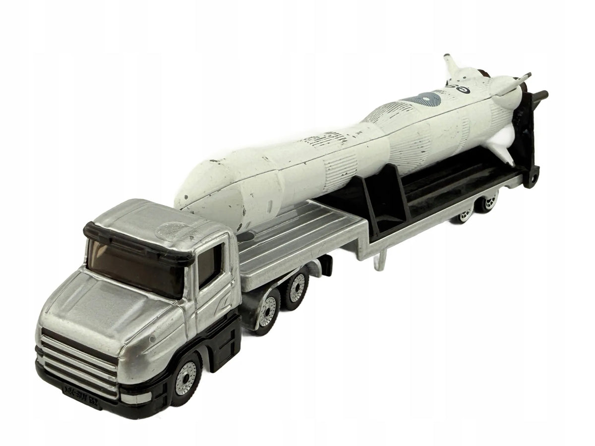 ROCKET CARRIER, Siku, Resoraki, Die cast, Srebrny, 1:87