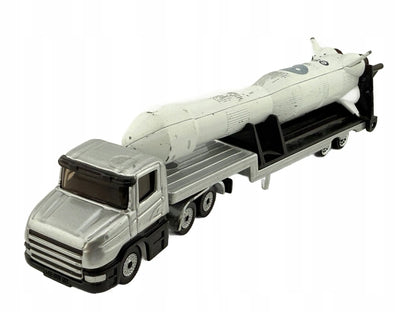 ROCKET CARRIER, Siku, Resoraki, Die cast, Srebrny, 1:87