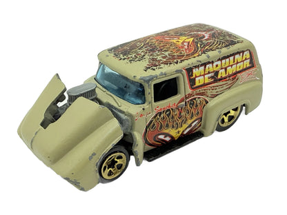 '56 Ford F-100 Máquina de Amor Hot Wheels Beżowy 1:64