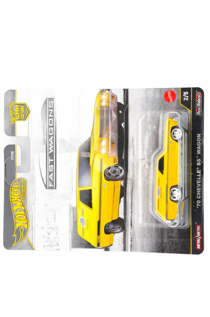'70 Chevelle Ss Wagon Hot Wheels 2024 Żółty 1:64