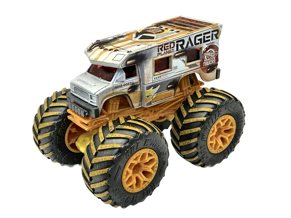 MONSTER TRUCKS RED PLANET RAGER, Hot Wheels 2023, Biały, 1:45, Resoraki